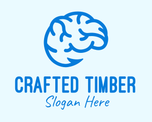 Blue Brain Hook logo design