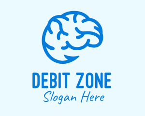 Blue Brain Hook logo design