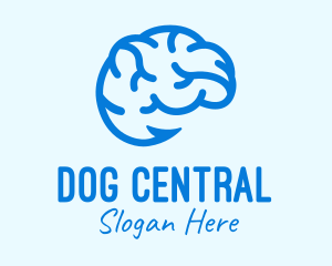 Blue Brain Hook logo design