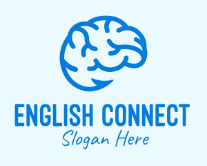 Blue Brain Hook logo design