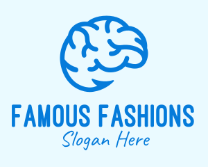 Blue Brain Hook logo design