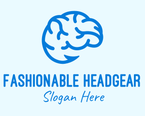 Blue Brain Hook logo design