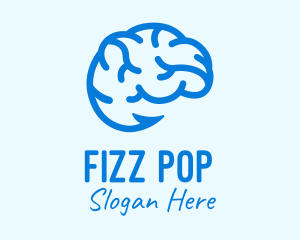 Blue Brain Hook logo design