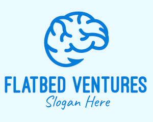 Blue Brain Hook logo design