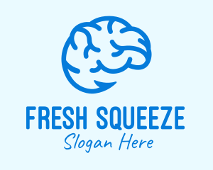 Blue Brain Hook logo design