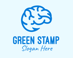 Blue Brain Hook logo design