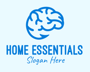 Blue Brain Hook logo design