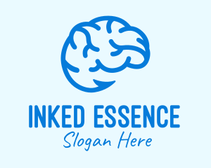 Blue Brain Hook logo design