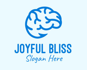 Blue Brain Hook logo design