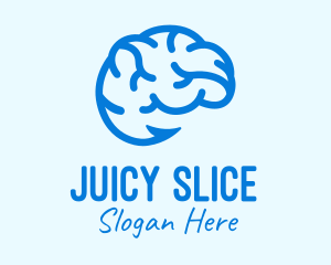 Blue Brain Hook logo design