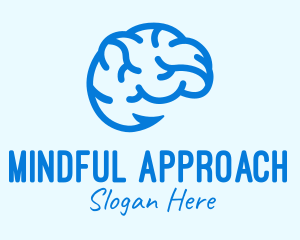 Blue Brain Hook logo design