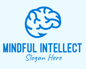 Blue Brain Hook logo design