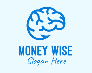 Blue Brain Hook logo design