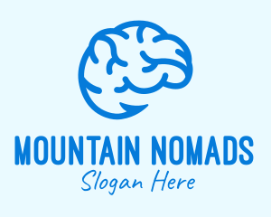 Blue Brain Hook logo design