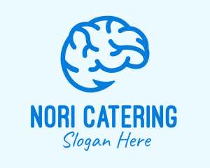 Blue Brain Hook logo design