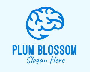 Blue Brain Hook logo design