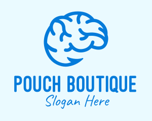 Blue Brain Hook logo design