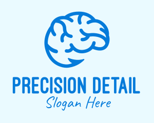 Blue Brain Hook logo design