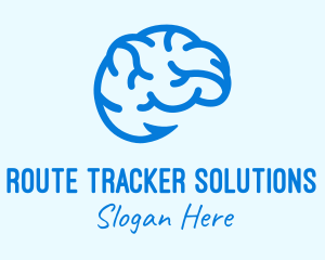 Blue Brain Hook logo design