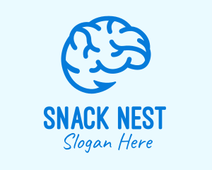 Blue Brain Hook logo design