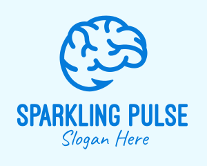 Blue Brain Hook logo design