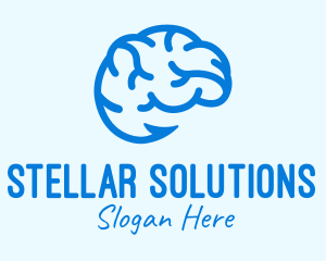 Blue Brain Hook logo design