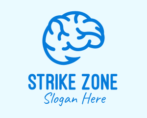 Blue Brain Hook logo design