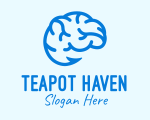 Blue Brain Hook logo design