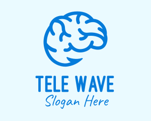 Blue Brain Hook logo design