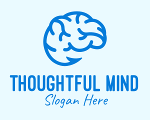 Blue Brain Hook logo design