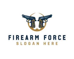 Weapon Rustic Gun logo design