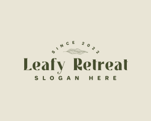 Leaf Botanical Plant logo design