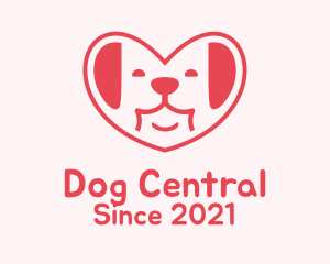 Red Dog Heart  logo design