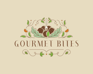 Falafel Restaurant Gourmet logo design