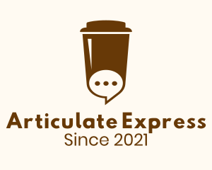 Coffee Cup Chat logo design