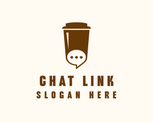 Coffee Cup Chat logo design