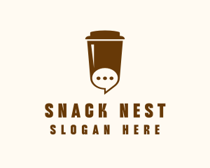 Coffee Cup Chat logo design