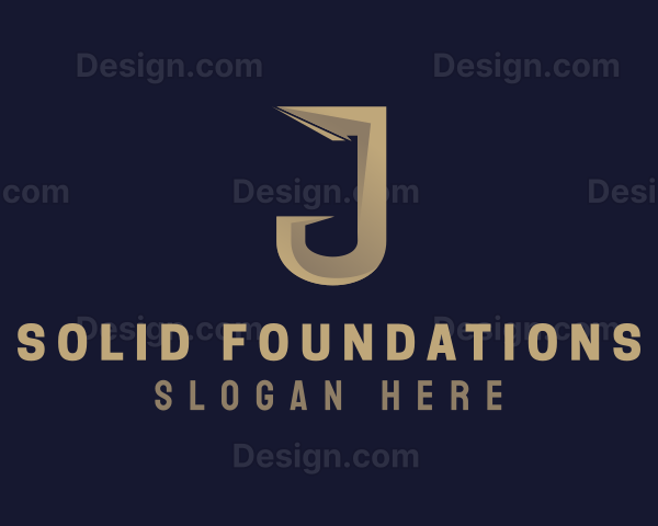 Generic Golden Brand Logo