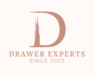 Brown Letter D logo design