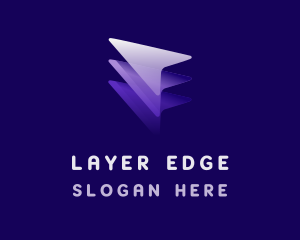 3D Arrow Layer Business logo