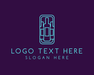  Liquor Wine Bottle logo