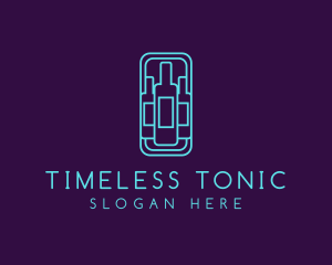  Liquor Wine Bottle logo