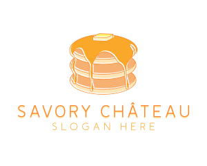 Sweet Pancake Syrup logo design