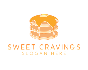 Sweet Pancake Syrup logo design