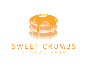 Sweet Pancake Syrup logo design