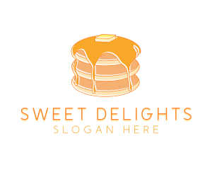 Sweet Pancake Syrup logo design