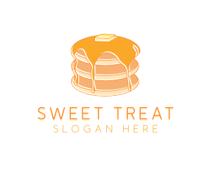 Sweet Pancake Syrup logo design