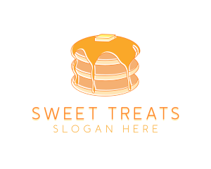 Sweet Pancake Syrup logo design