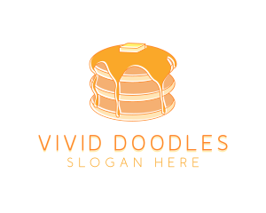 Sweet Pancake Syrup logo design