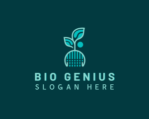 Environmental Leaf Biotechnology logo design